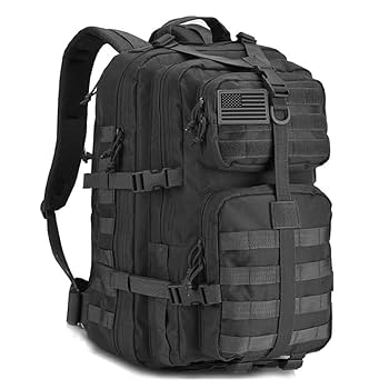 リュック　ブラックバックパック(モールシステム対応) Amazon.co.jp: ミリタリータクティカルバックパック 大容量3日分